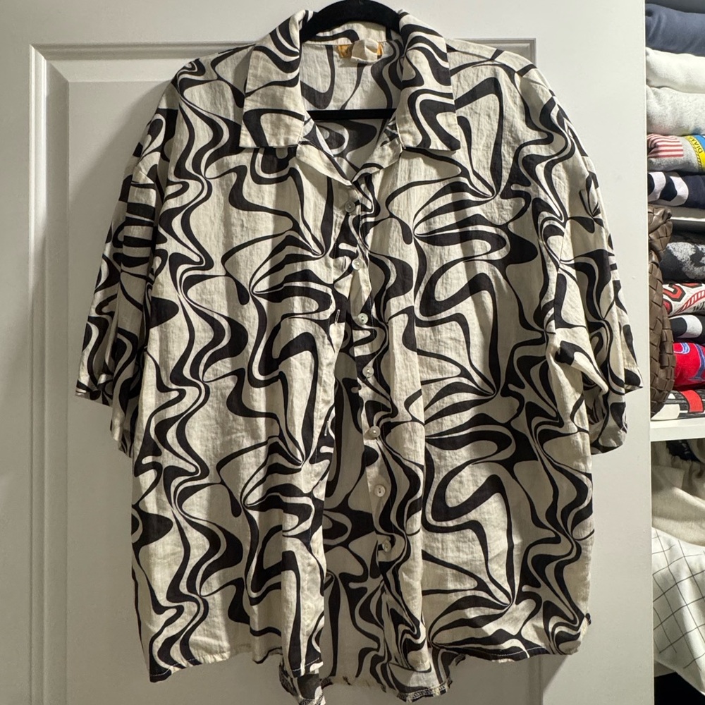 VRG GRL Summer Button Down Shirt